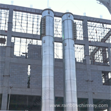 insulated steel chimney for boiler